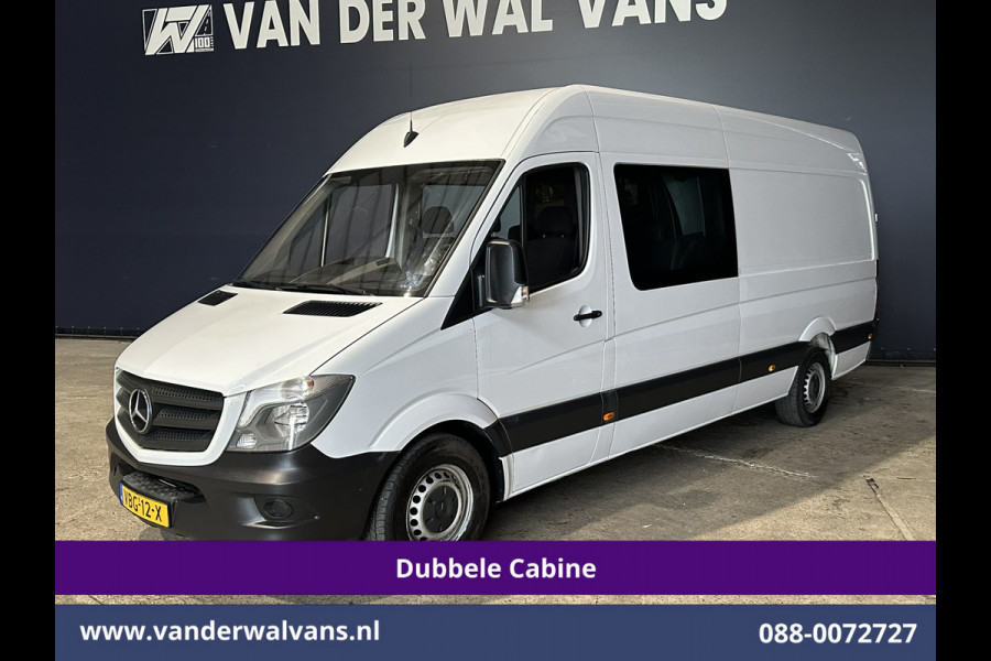 Mercedes-Benz Sprinter 314 CDI 143pk L3H2 Dubbele Cabine Euro6 Airco | 7-Zits | Trekhaak Sidebars