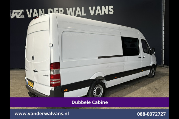 Mercedes-Benz Sprinter 314 CDI 143pk L3H2 Dubbele Cabine Euro6 Airco | 7-Zits | Trekhaak Sidebars