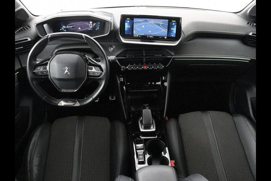 Peugeot e-208 EV GT 350 50 kWh | SOH 89,8% | Half leder | Camera | Carplay | Navigatie | Side Assist | Sportstoelen | Full LED | Parkeerhulp | DAB | Climate control | Bluetooth | Cruise control