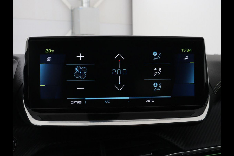 Peugeot e-208 EV GT 350 50 kWh | SOH 89,8% | Half leder | Camera | Carplay | Navigatie | Side Assist | Sportstoelen | Full LED | Parkeerhulp | DAB | Climate control | Bluetooth | Cruise control