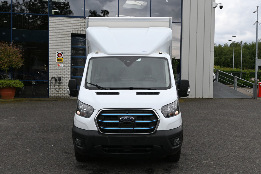 Ford E-Transit 390L Trend Bakwagen met Dhollandia laadklep Navigatie met camera, Zijdeur