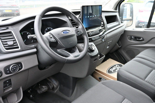 Ford E-Transit 390L Trend Bakwagen met Dhollandia laadklep Navigatie met camera, Zijdeur