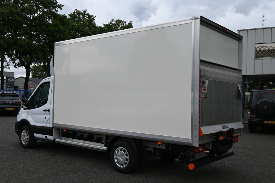 Ford E-Transit 390L Trend Bakwagen met Dhollandia laadklep Navigatie met camera, Zijdeur