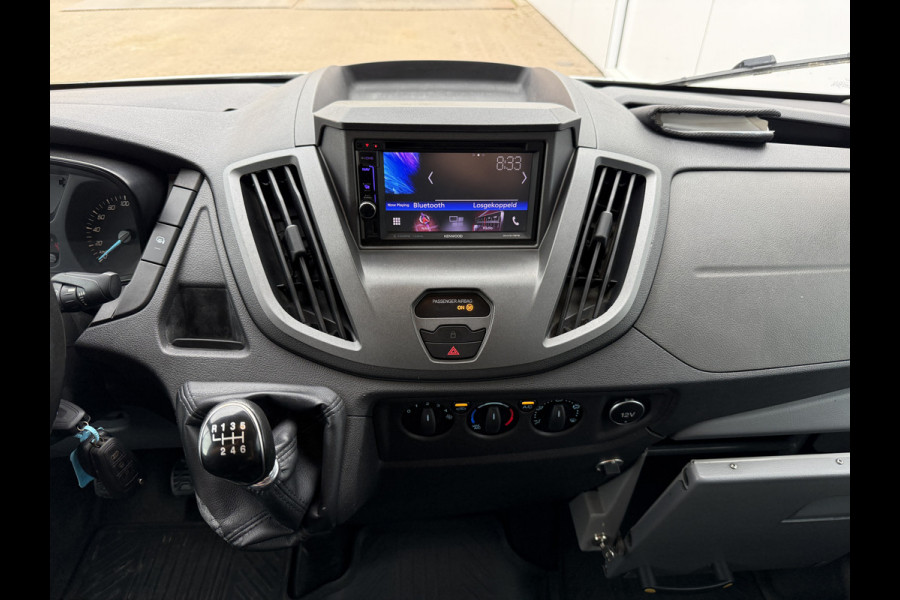 Ford Transit 2.0 TDCI 130PK Airco Cruise Control Parkeersensoren Stoelverwarming Zwaailampen Kastwand Inbouw