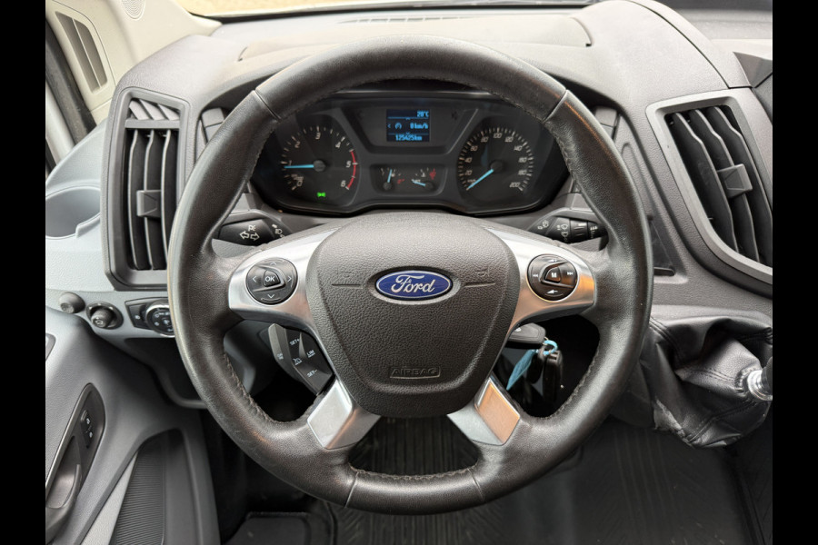 Ford Transit 2.0 TDCI 130PK Airco Cruise Control Parkeersensoren Stoelverwarming Zwaailampen Kastwand Inbouw