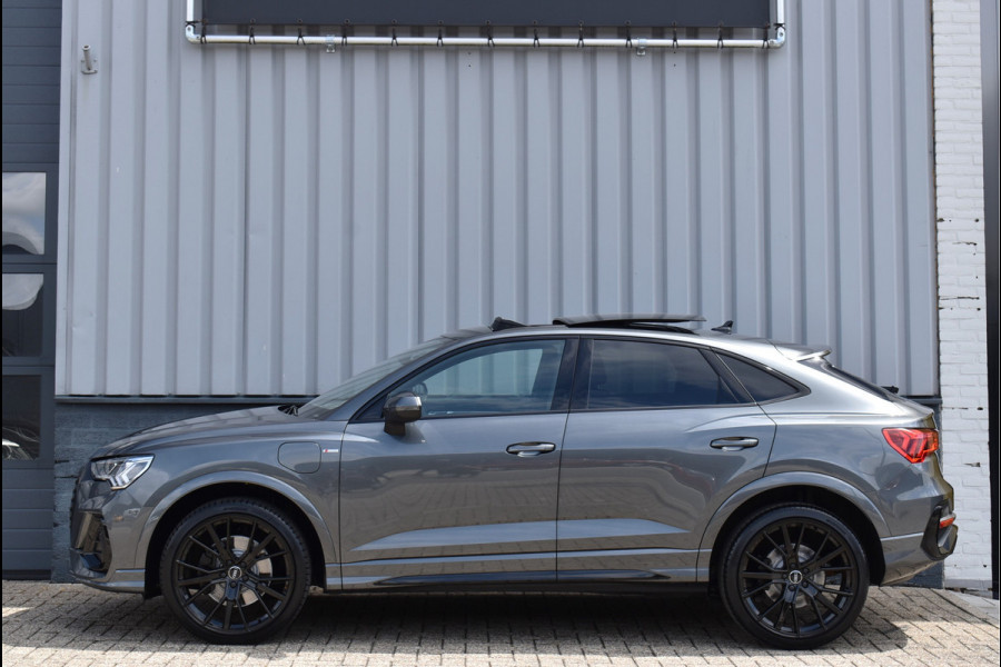 Audi Q3 Sportback 45 TFSI e S-Line 245 Pk Pano Navi Sfeer Leder ACC Keyless Camera