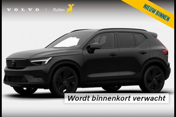Volvo EX40 Single Ext. Range Ultra Black Edition Europa / Panoramadak / Adaptive cruise control / 360 Camera / Elektrisch bedienbare stoelen met geheugen / Apple Carplay / Android auto /