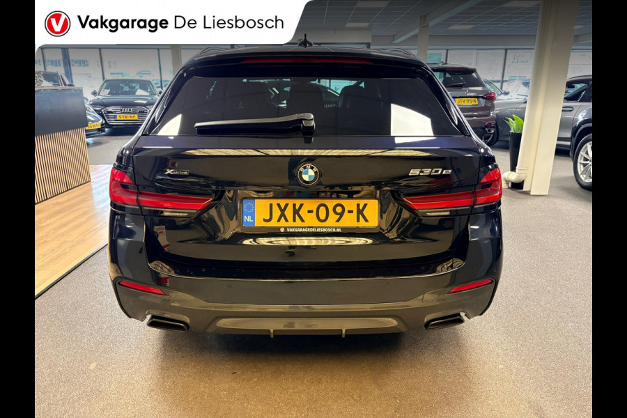 BMW 5 Serie Touring 530e xDrive High Executive M-sport / leer / pano / navi / head-up / Apple carplay