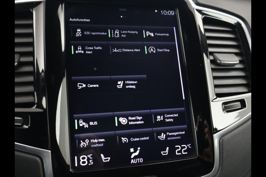 Volvo XC90 2.0 D5 AWD 235 PK AUT. GRIJS KENTEKEN INSCRIPTION + ADAPTIVE CRUISE | TREKHAAK | LEDER