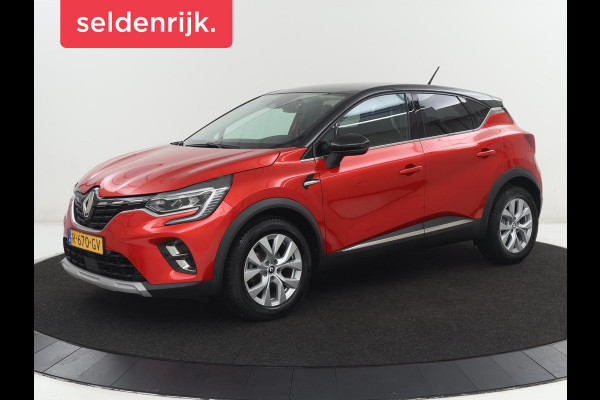 Renault Captur 1.0 TCe 90 Intens | Camera | Navigatie | Carplay | Half leder | Keyless | Full LED | Climate control | Parkeerhulp | Cruise control | Bluetooth | Getint glas