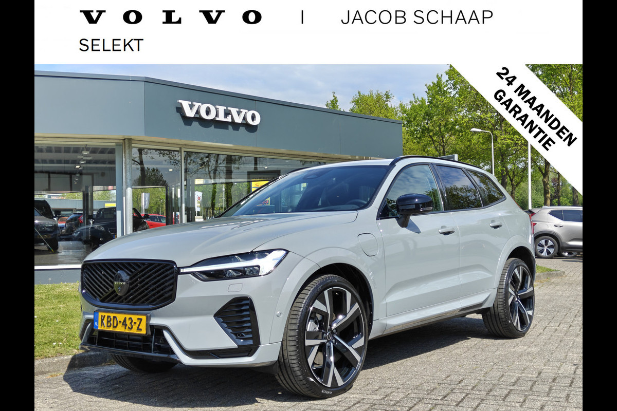 Volvo XC60 T8 AWD 455PK Plug-in Hybrid Ultra Black Edition | DEMO | B&W | Luchtvering | Nappa | 22'' |