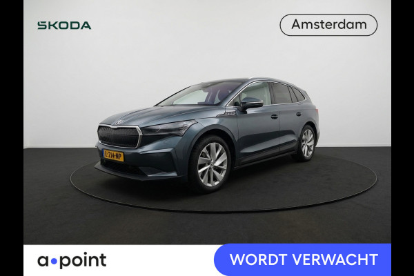 Škoda ENYAQ iV 60 First Edition 180 pk | SOH 93,45% | Navigatie | Warmtepomp | Trekhaak (wegklapbaar) | Parkeersensoren | Achteruitrijcamera |