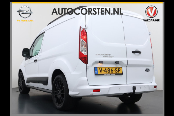 Ford Transit Connect 1.5TDCI L1 Marge Geen BTW 3-Persoons Trekhaak Airco Bluetooth Pdc Lmv Trend Schuifdeur Tussenwand 1e Particuliere Eigenaar 1.200KG Trekgewicht Origineel Nederlandse Auto