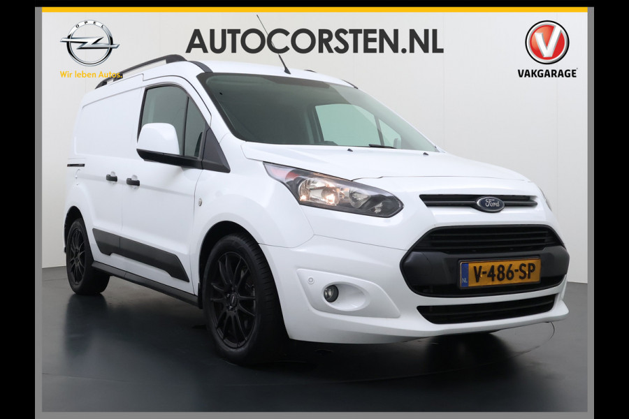 Ford Transit Connect 1.5TDCI L1 Marge Geen BTW 3-Persoons Trekhaak Airco Bluetooth Pdc Lmv Trend Schuifdeur Tussenwand 1e Particuliere Eigenaar 1.200KG Trekgewicht Origineel Nederlandse Auto