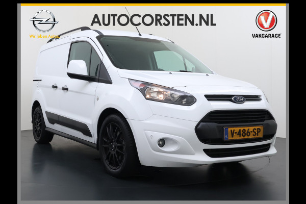 Ford Transit Connect 1.5TDCI L1 Marge Geen BTW 3-Persoons Trekhaak Airco Bluetooth Pdc Lmv Trend Schuifdeur Tussenwand 1e Particuliere Eigenaar 1.200KG Trekgewicht Origineel Nederlandse Auto