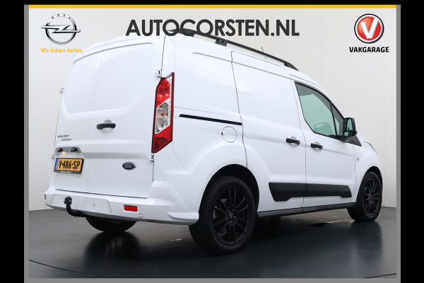 Ford Transit Connect 1.5TDCI L1 Marge Geen BTW 3-Persoons Trekhaak Airco Bluetooth Pdc Lmv Trend Schuifdeur Tussenwand 1e Particuliere Eigenaar 1.200KG Trekgewicht Origineel Nederlandse Auto