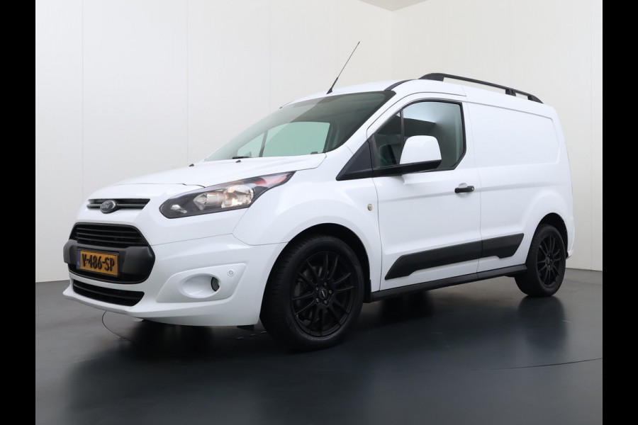 Ford Transit Connect 1.5TDCI L1 Marge Geen BTW 3-Persoons Trekhaak Airco Bluetooth Pdc Lmv Trend Schuifdeur Tussenwand 1e Particuliere Eigenaar 1.200KG Trekgewicht Origineel Nederlandse Auto