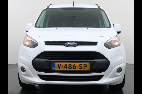Ford Transit Connect 1.5TDCI L1 Marge Geen BTW 3-Persoons Trekhaak Airco Bluetooth Pdc Lmv Trend Schuifdeur Tussenwand 1e Particuliere Eigenaar 1.200KG Trekgewicht Origineel Nederlandse Auto