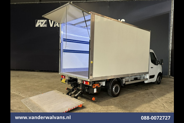 Renault Master 2.3 dCi 146pk Bakwagen 222cm Hoog Laadklep Euro6 Airco | Camera | Navigatie | LED Cruisecontrol, Bijrijdersbank