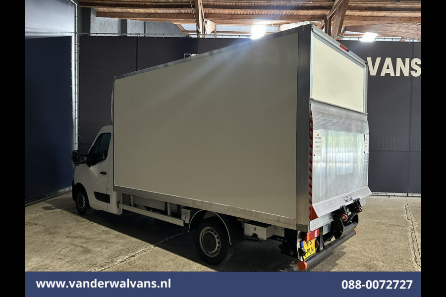 Renault Master 2.3 dCi 146pk Bakwagen 222cm Hoog Laadklep Euro6 Airco | Camera | Navigatie | LED Cruisecontrol, Bijrijdersbank