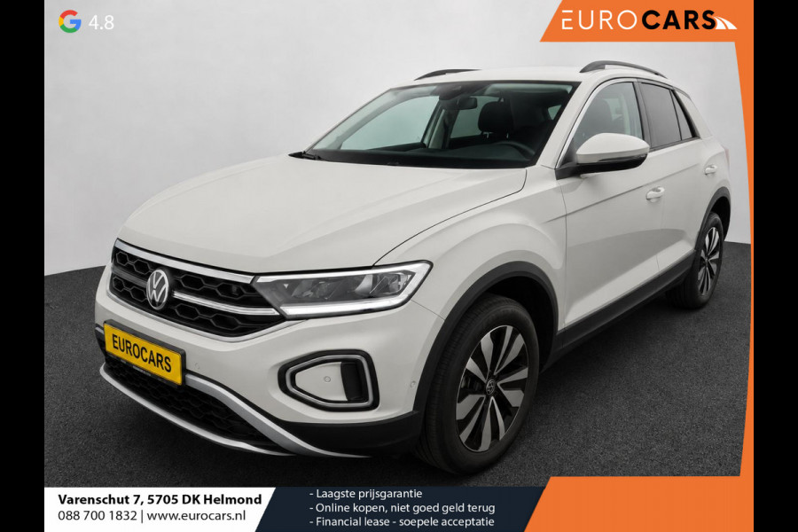 Volkswagen T-Roc 1.0 TSI 85 kW Move Discover Media Navi Digital Cockpit App-Connect DAB Climatronic Stoelverwarming Privacy Glass Park Assist Lane Assist Front Assist 17 inch LM Velgen Ascot Gray