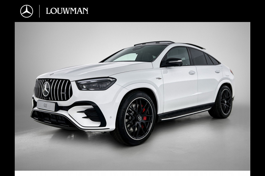 Mercedes-Benz GLE Coupé AMG 53 Hybrid 4MATIC+ Night Edition Premium Plus | Winterpakket | Remklauwen in rood | Sierelementen AMG carbon | Stoelventilatie voor | 22 inch kruisspaaks AMG-velgen | Trekhaak | Panoramaschuifdak | 360° camera |