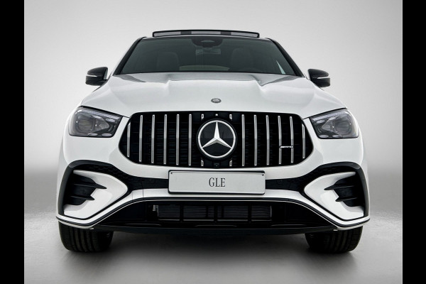 Mercedes-Benz GLE Coupé AMG 53 Hybrid 4MATIC+ Night Edition Premium Plus | Winterpakket | Remklauwen in rood | Sierelementen AMG carbon | Stoelventilatie voor | 22 inch kruisspaaks AMG-velgen | Trekhaak | Panoramaschuifdak | 360° camera |