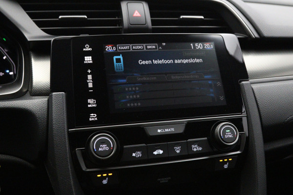 Honda Civic 127 PK 1.0 i-VTEC Automaat Premium, Adap. Cruise Control, Carplay, Leder, Stoelverwarming