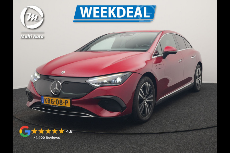 Mercedes-Benz EQE 350 Advantage 100 kWh 292pk Dealer O.H. | Adaptive Cruise | Luchtvering | Burmester Audio | Digital Light | 360 Camera | Lederen Sportstoelen Memory & Verwarmd | Sfeerverlichting | Keyless | Apple Carplay | Virtual | Navigatie |