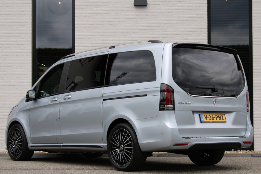 Mercedes-Benz Eqv 300 L2 / AMG / Luchtvering / Dubbele Cabine / Black Edition / 360 Camera / Vol Opties / NIEUWSTAAT