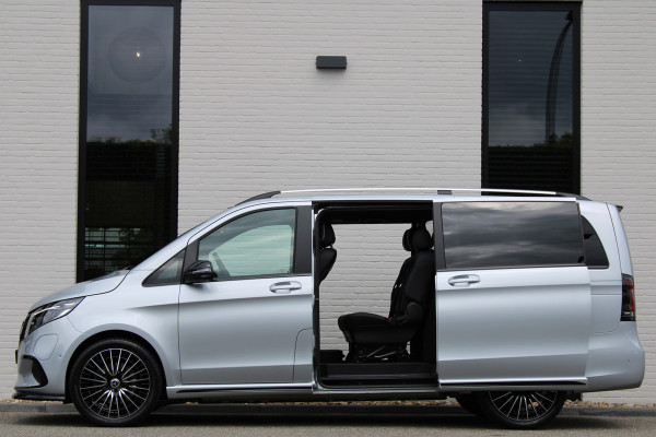 Mercedes-Benz Eqv 300 L2 / AMG / Luchtvering / Dubbele Cabine / Black Edition / 360 Camera / Vol Opties / NIEUWSTAAT