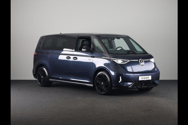 Volkswagen ID. Buzz GTX 4MOTION 86 kWh LWB 7p. 340 pk | SoH 100% | Verlengde garantie | Navigatie | Trekhaak (wegklapbaar) | Parkeersensoren (Park assist) | Achteruitrijcamera | Stoelverwarming v/a |