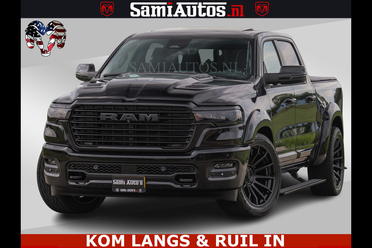 Dodge Ram 1500 Night Premium | Full Option | De Meest Luxe Pick-Up in zijn Klasse | Comfortabele Dubbele Cabine met Royale 5 Zitplaatsen | BPM vrij | Nu Leverbaar uit Voorraad | Voorraad Nr 2287 - 3384