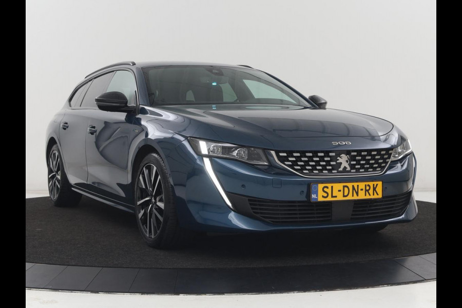Peugeot 508 1.6 HYbrid GT | SOH 89,6% | Stoelverwarming | Trekhaak | Adaptive cruise | Camera | Carplay | Massage | Navigatie | Keyless | Full LED | Half leder | Climate control | PHEV | Plug In