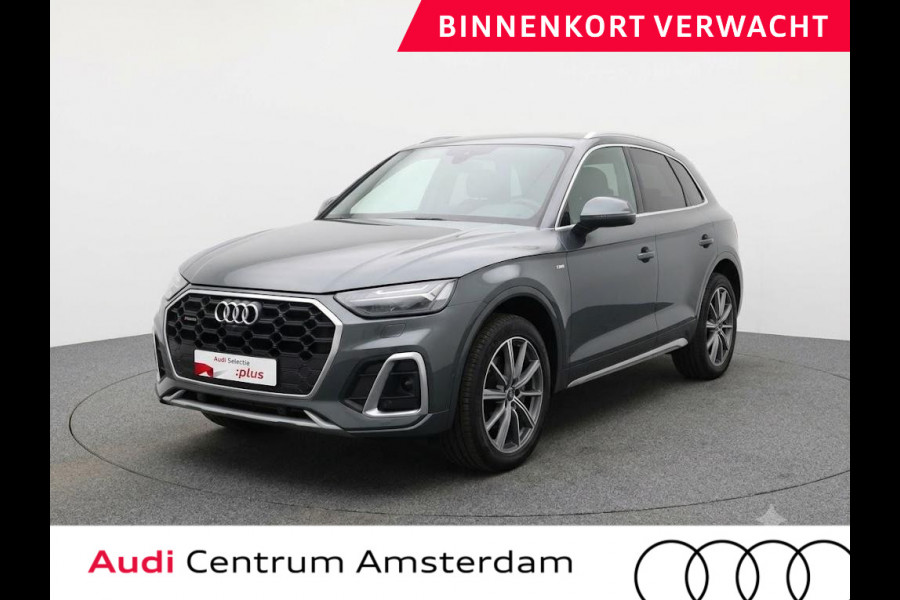 Audi Q5 50 TFSI e S edition 299pk | Panoramdak | 20 Inch Audi Sport velgen | Verwarmbare voorstoelen | Pack Tour | Pack Parking | Matrix Led verlichting