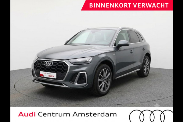 Audi Q5 50 TFSI e S edition 299pk | Panoramdak | 20 Inch Audi Sport velgen | Verwarmbare voorstoelen | Pack Tour | Pack Parking | Matrix Led verlichting