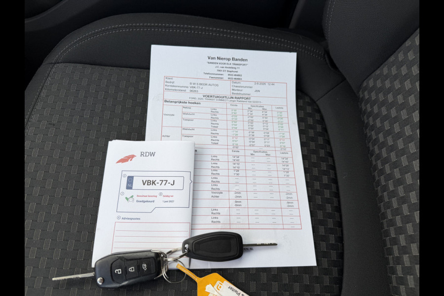 Ford Transit Connect 1.5 EcoBlue 100pk L2 Trend HP / vaste prijs rijklaar € 12.950 ex btw / lease vanaf € 218 / euro 6 / bpm vrij / airco / cruise / trekhaak / ingerichte laadruimte