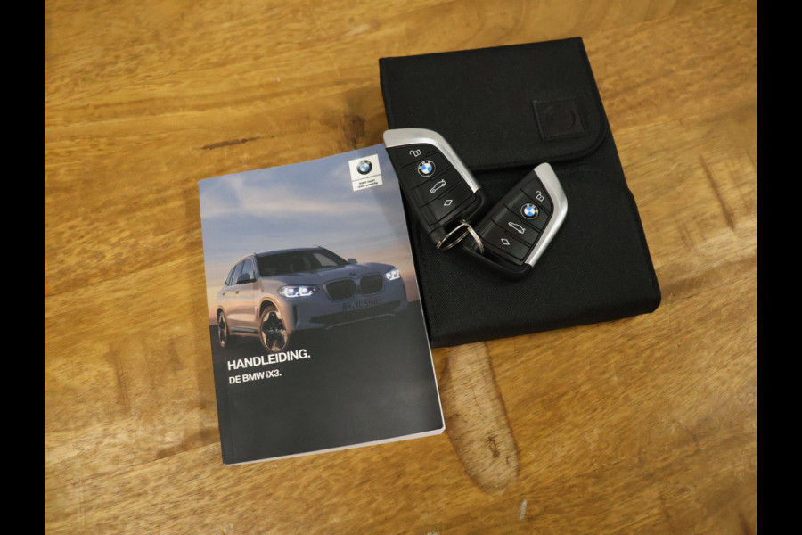 BMW iX3 High Executive 80 kWh [SCHUIFKANTELDAK, HARMAN/KARDON, TREKHAAK, HEAD-UP DISPLAY, 360° CAMERA, PDC, MEMORY, APPLE CARPLAY, ANDROID, CRUISE, STOELVERWARMING, ELEKTRISCHE ACHTERKLEP, NAVIGATIE, NIEUWSTAAT]