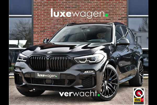 BMW X5 xDrive45e M-Sport SkyLounge M-zetels 4WS ACC Trekh 360 2xTV Carbon HUD