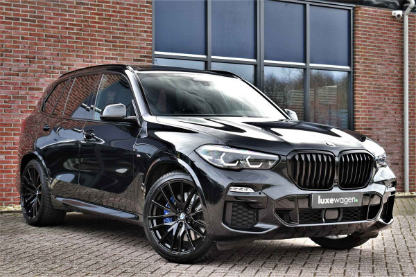 BMW X5 xDrive45e M-Sport SkyLounge M-zetels 4WS ACC Trekh 360 2xTV Carbon HUD