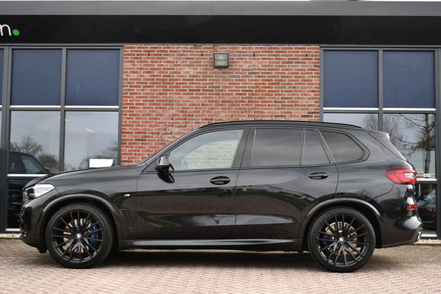 BMW X5 xDrive45e M-Sport SkyLounge M-zetels 4WS ACC Trekh 360 2xTV Carbon HUD