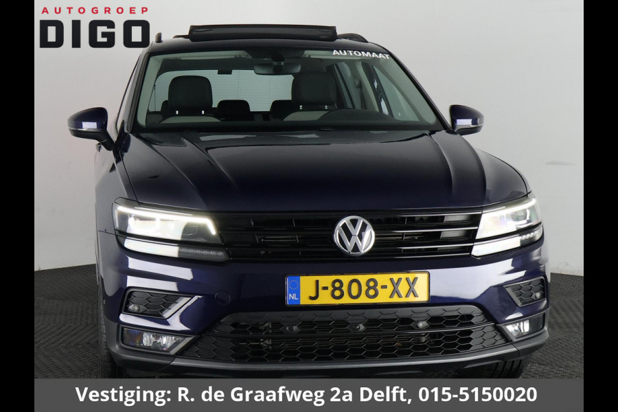 Volkswagen Tiguan 2.0 TSI 4Motion Highline Business Automaat | 360° Camera | Trekhaak | Vol leer | Stoelverwarming | Schuif-/Kanteldak |