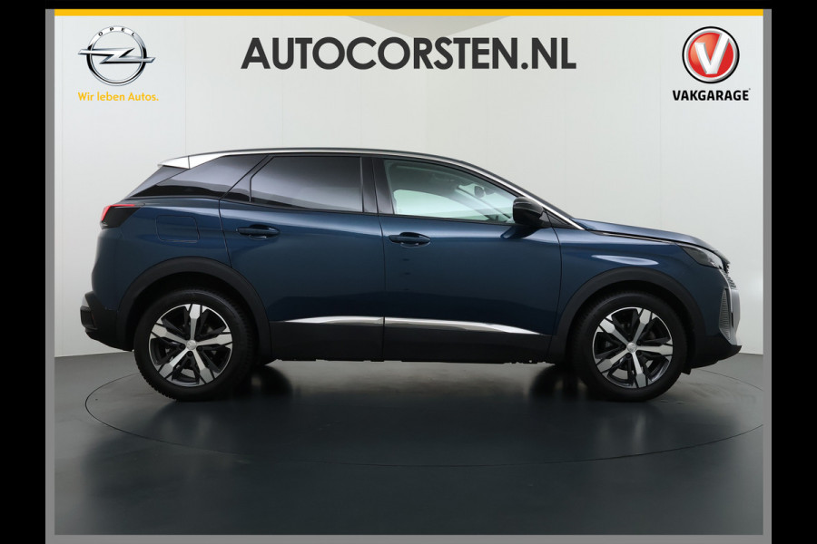Peugeot 3008 T131pk AUT 360°Camera Apple Carplay Android 1/2 Leer Keyless Bordherk. Lane-dep. Flippers Led Navi Stoelverw. Grootlichtassistent Isofix CruiseControl Ecc Usb Bluetooth Verst.Stoelen 18''LM 1.2 PureTech Allure  Pack Business