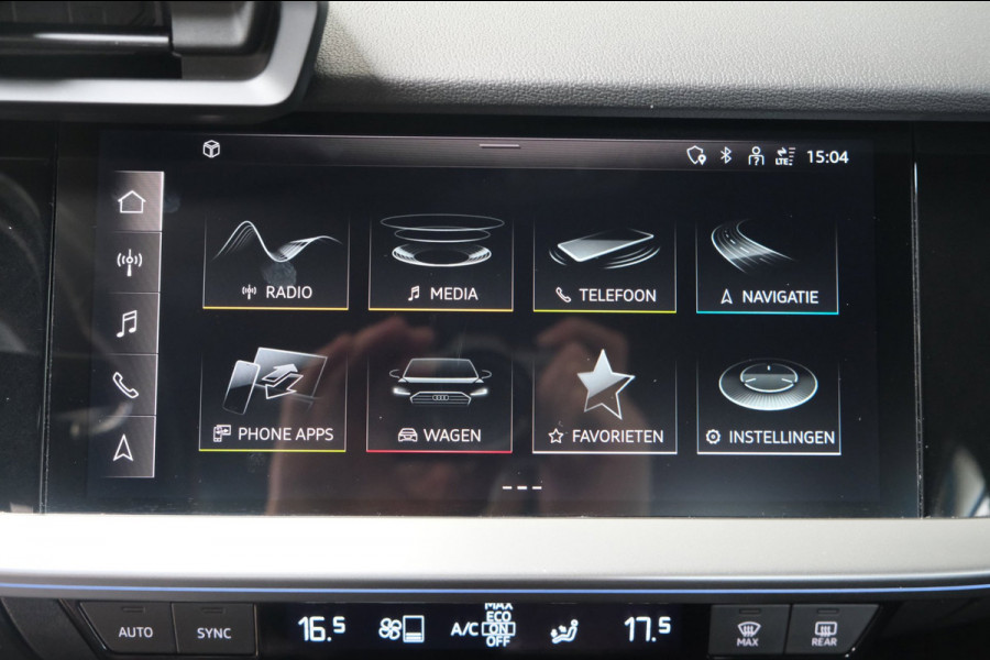 Audi A3 Limousine 35 TFSI S-Edition - Automaat - Airco, Cruise, Carplay, Lederen bekleding, Virtual Display, Stoelverwarming.