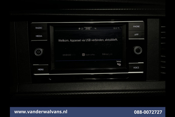 Volkswagen Transporter 2.0 TDI L2H1 Euro6 Airco | Apple Carplay | Imperiaal | Cruisecontrol | Camera | Trekhaak Android Auto, Parkeersensoren, Achterklep