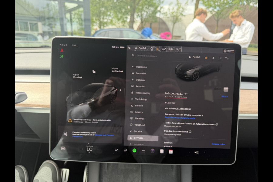Tesla Model Y Performance AWD 75 kWh SOH 94% | TESLA FABRIEKSGARANTIE TOT 2028 | FABRIEKSGARANTIE OP ACCU & AANDRIJFLIJN TOT 2032 OF 192.000 KM | BTW VERREKENBAAR
