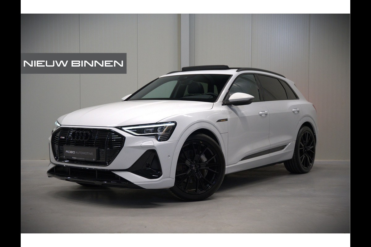 Audi e-tron e-tron 50 quattro Launch edition Black 71 kWh | Black Edition | Panoramadak | Memory Seat | Luchtvering | Adaptive Cruise Control | Keyless | Matrix LED | Stoelverwarming | NAP | SOH 92,28%