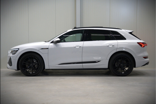 Audi e-tron e-tron 50 quattro Launch edition Black 71 kWh | Black Edition | Panoramadak | Memory Seat | Luchtvering | Adaptive Cruise Control | Keyless | Matrix LED | Stoelverwarming | NAP | SOH 92,28%