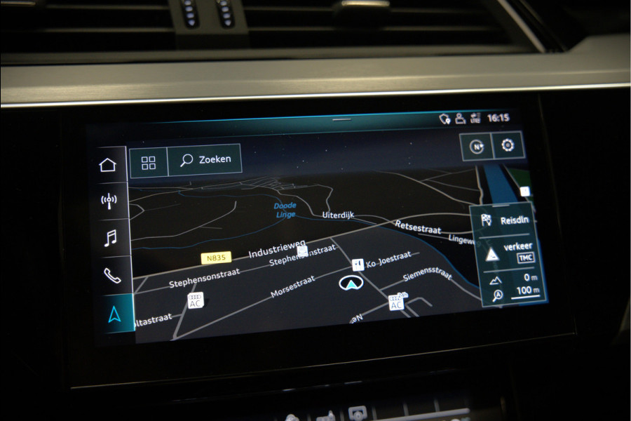 Audi e-tron e-tron 50 quattro Launch edition Black 71 kWh | Black Edition | Panoramadak | Memory Seat | Luchtvering | Adaptive Cruise Control | Keyless | Matrix LED | Stoelverwarming | NAP | SOH 92,28%