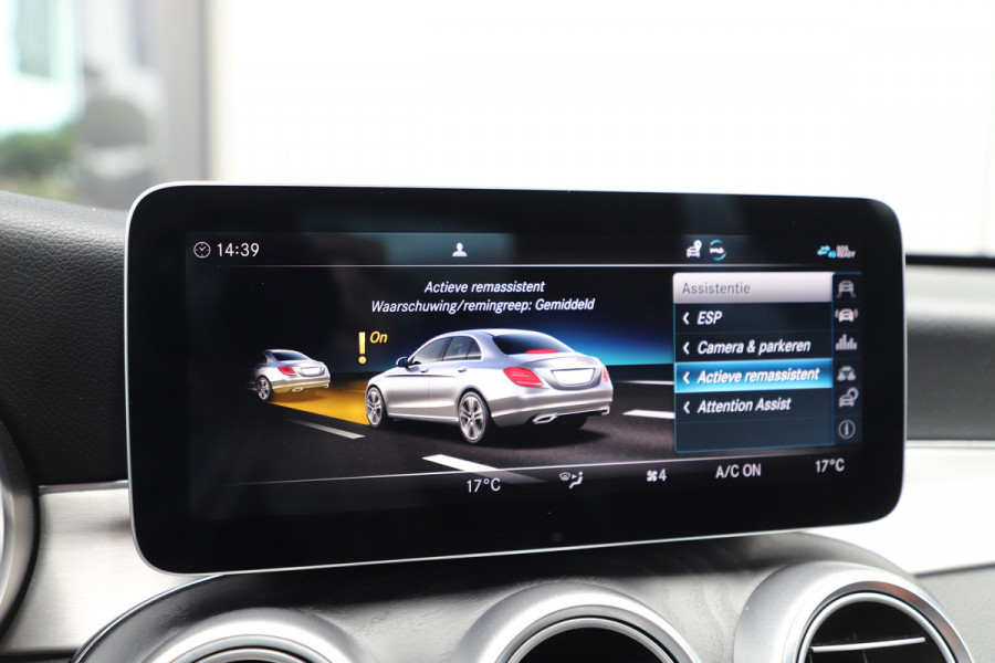 Mercedes-Benz C-Klasse 180 Business Solution AMG | 156PK | Led | Leder | Stoelverwarming | Digitaal-dashboard | Camera | Trekhaak | 2019.